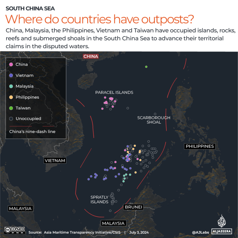 Philippines demands China halt ‘dangerous actions’ in South China Sea