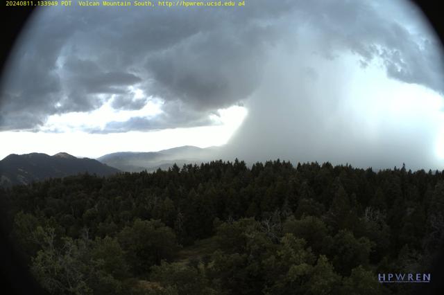 Photos: Heavy rain sweeps over San Diego’s mountains amid thunderstorm warning