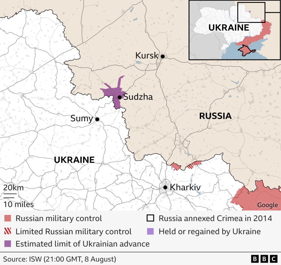 Russia struggles to repel Ukraine’s deep Kursk incursion