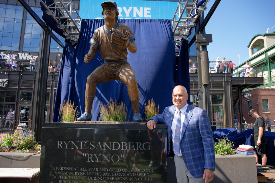 Ryne Sandberg, Baseball Hall of Famer and Cubs legend, announces he is cancer-free