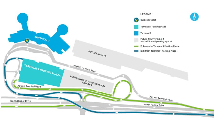 San Diego airport set to open first feature of Terminal 1 revamp