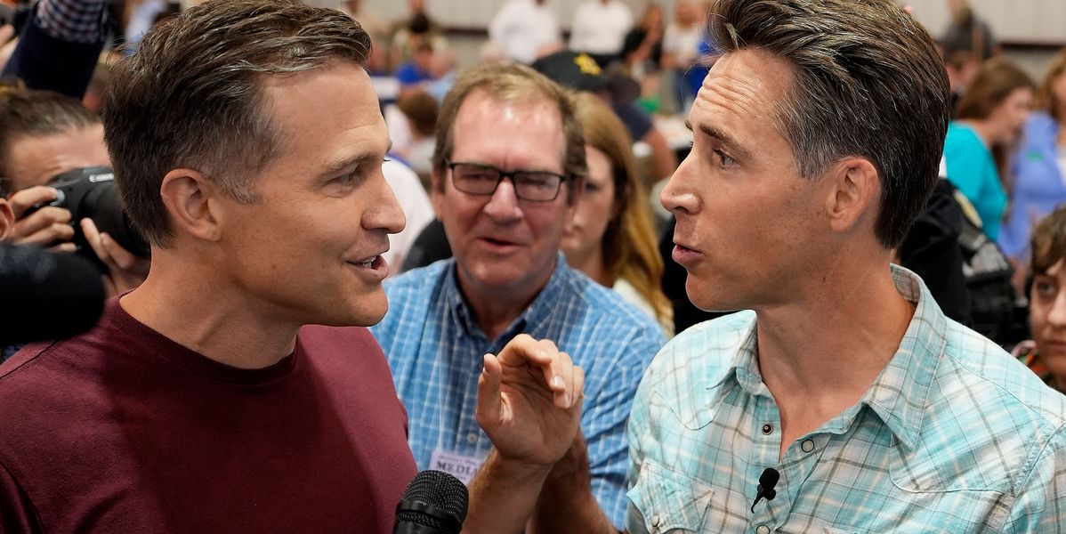 Sen. Josh Hawley Clashes With Opponent Lucas Kunce At Missouri State Fair