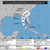 The tropical depression is now impacting Cuba