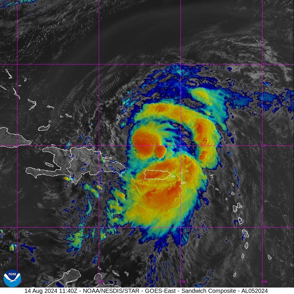 Tropical Storm Ernesto will become hurricane Wednesday. Here is the current path