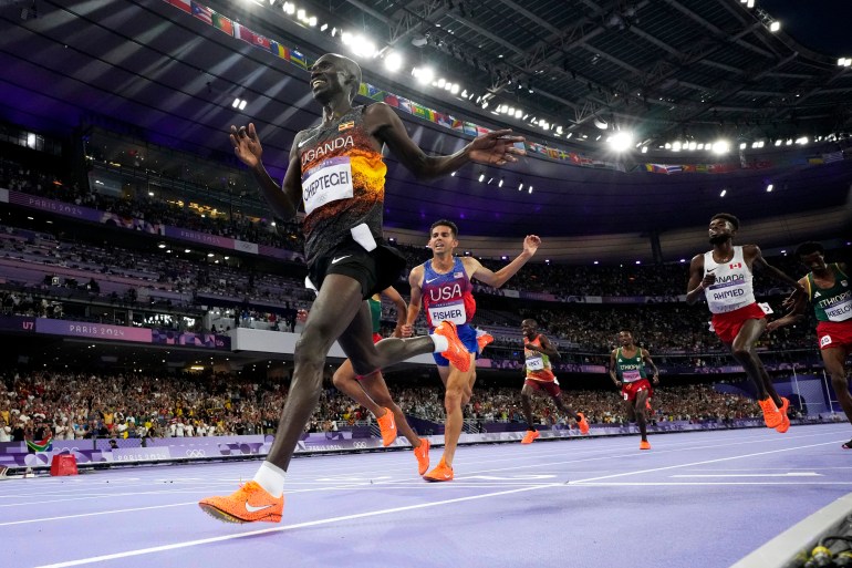 Uganda’s Cheptegei wins men’s 10,000m gold at Paris Olympics 2024