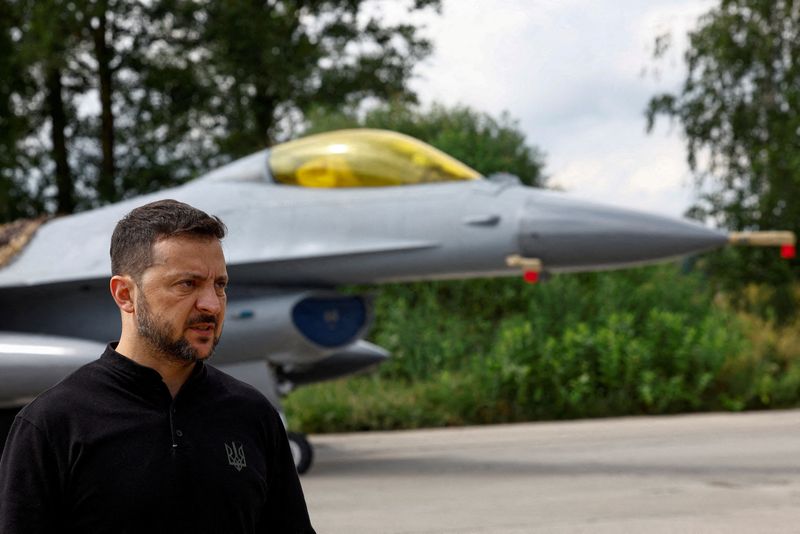 Ukraine’s air force commander dismissed after F-16 crash