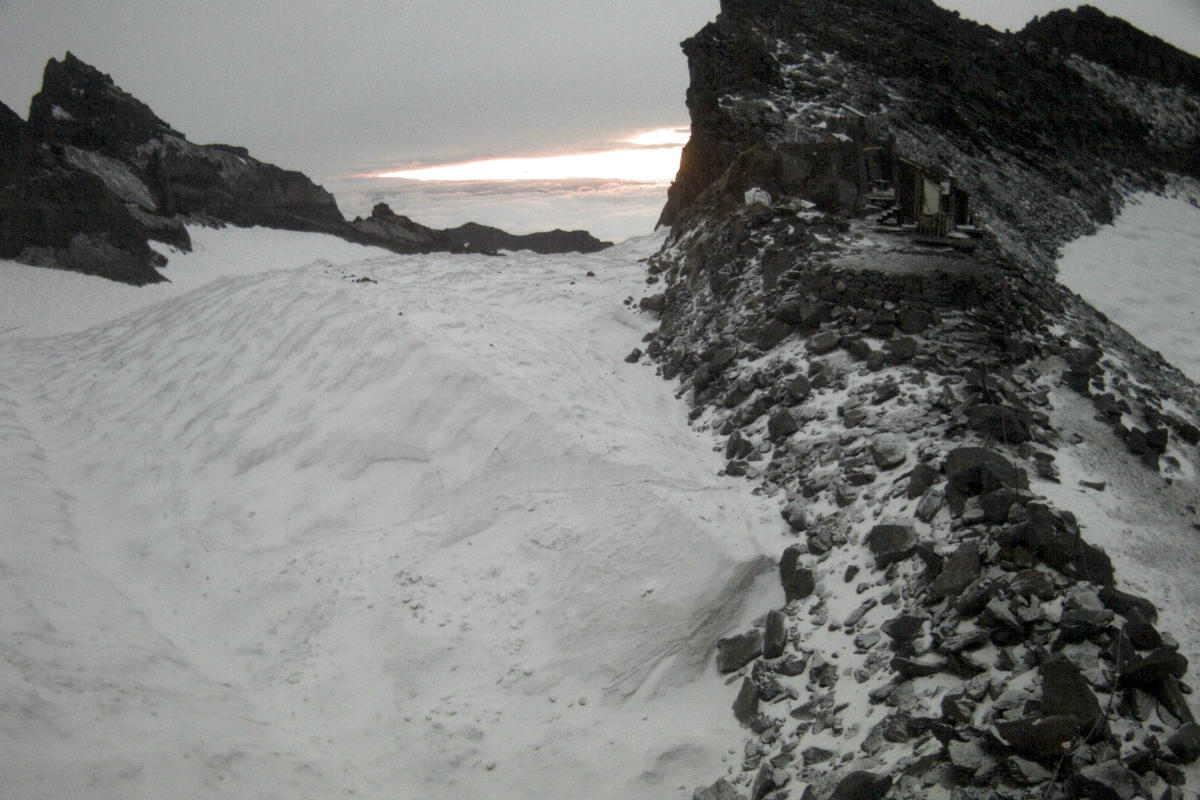 Unusually cold storm that frosted West Coast peaks provided a hint of winter in August