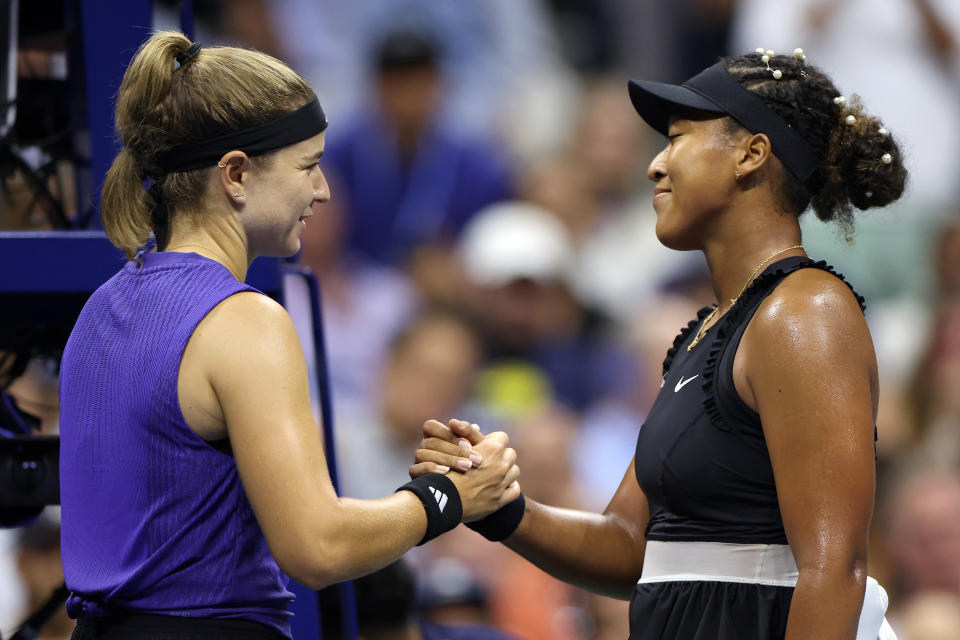 US Open 2024: Naomi Osaka loses 2nd-round match to Karolina Muchova in straight sets