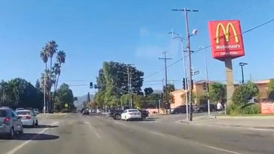 Video captures fiery, high-speed crash at Southern California intersection