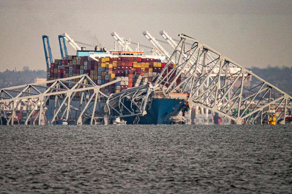 Video captures stunned police reaction after Baltimore bridge collapse: ‘One hell of a cleanup’