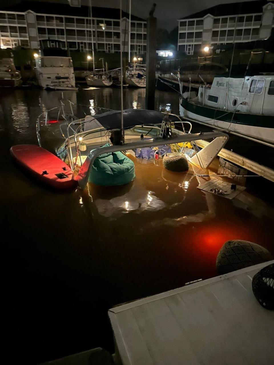 ‘We are starting with nothing.’ SC couple’s house boat sinks during Tropical Storm Debby