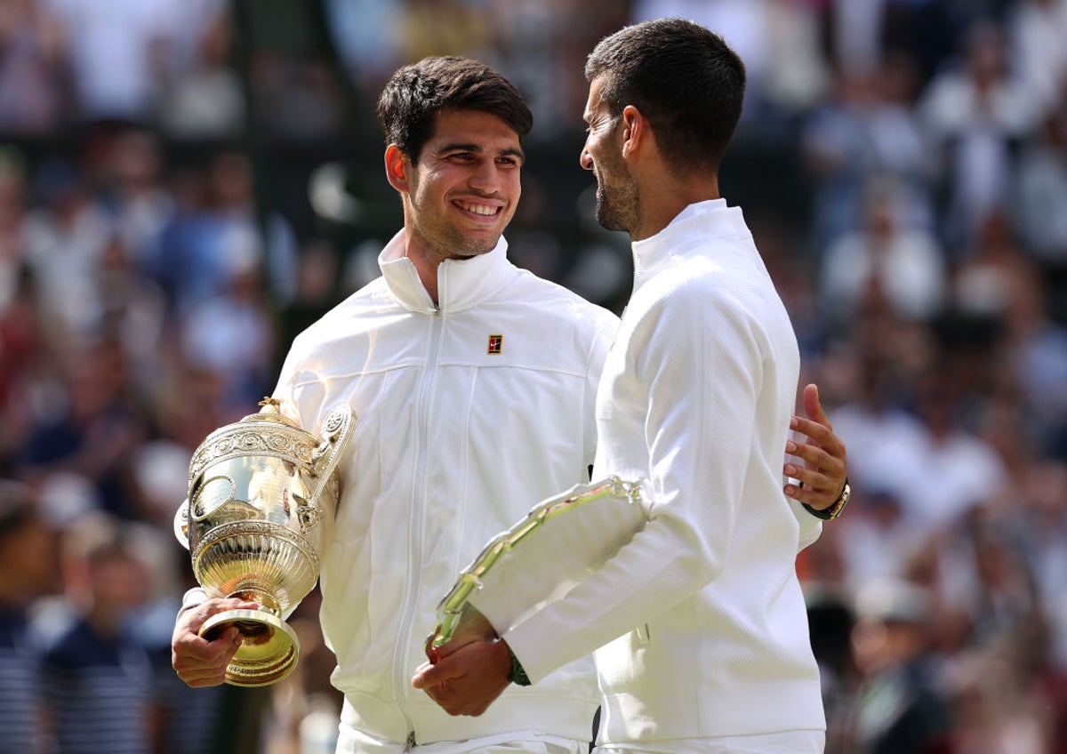 When will Novak Djokovic play Carlos Alcaraz in the Olympics final?