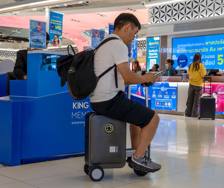 Why is Japan cracking down on rideable motorised suitcases?