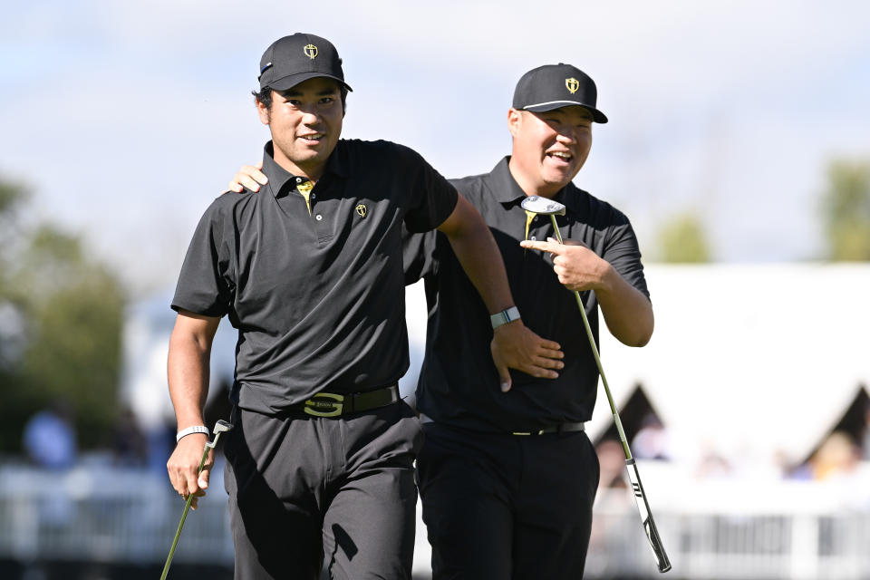 2024 Presidents Cup: Hideki Matsuyama, Sungjae Im lead wild International Team sweep to tie the U.S.