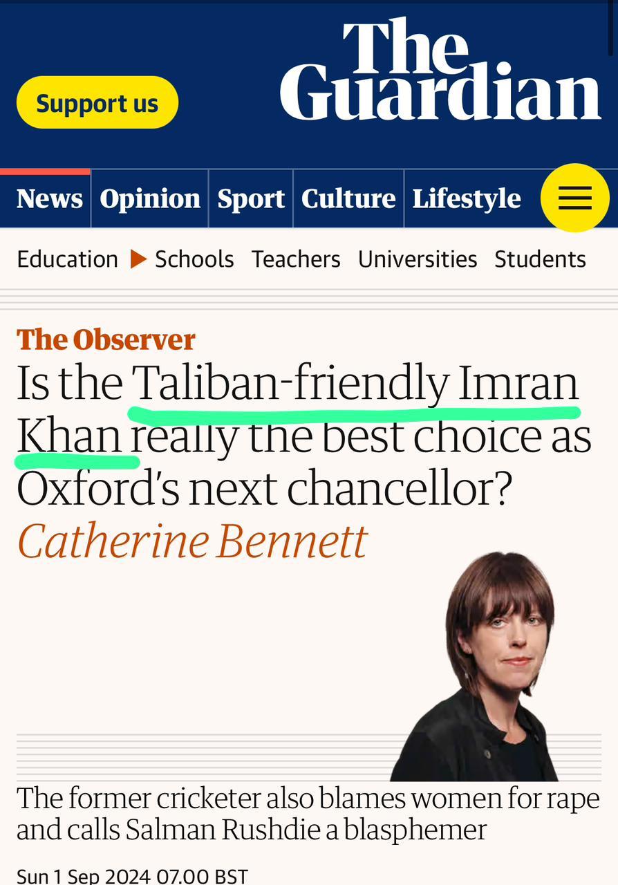 Is Imran Khan Really the Best Choice for Oxford’s Next Chancellor?