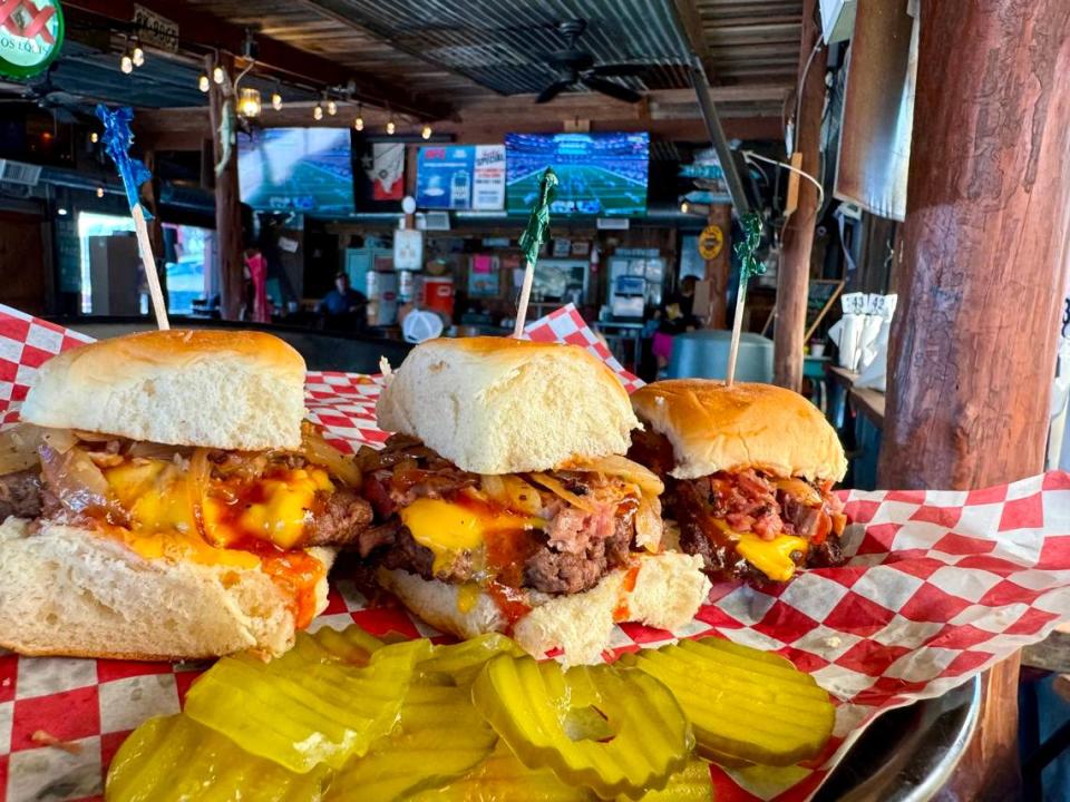 A genuine Texas dive west of Fort Worth serves brisket and burgers on a rural backroad