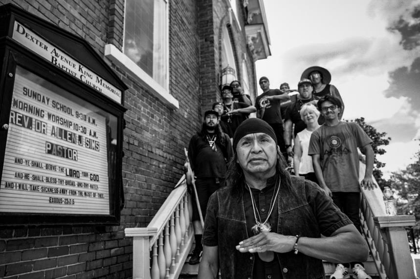 Apache Stronghold Stops by Dr. Martin Luther King’s Dexter Ave. Baptist Church in Montgomery