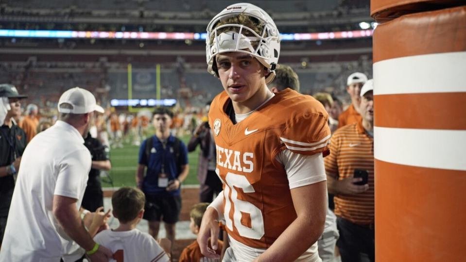 Arch Manning to get first start for No. 1 Texas as Ewers continues recovery from abdomen strain