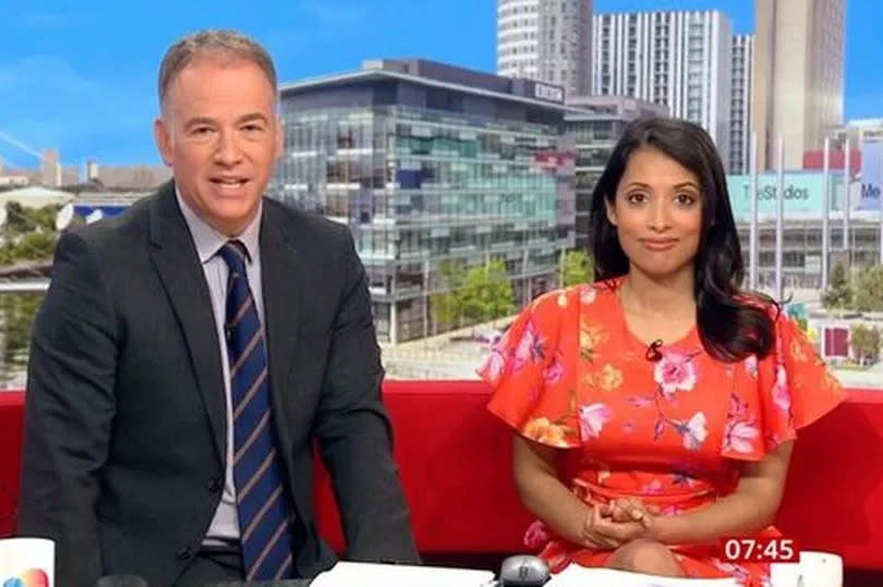 BBC Breakfast presenter forced to correct co-star in awkward blunder