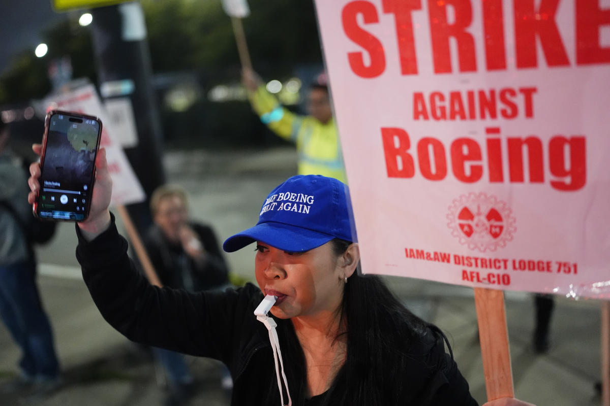 Boeing strike could drag on as workers push for higher wages, union leader says