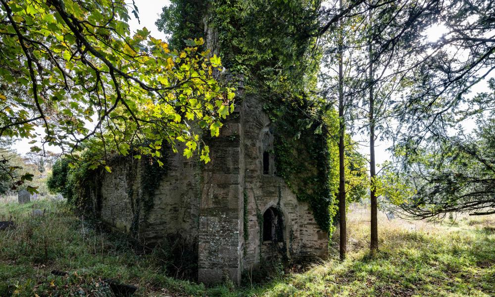 Country diary: A forgotten church that’s being returned to the earth