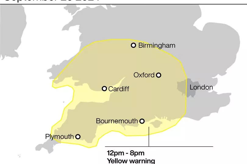 Exactly when thunderstorms will hit on Friday, Saturday and Sunday as Met Office issues new warning