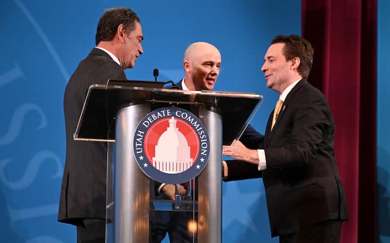 Gubernatorial candidates debate ‘the golden age of Utah’