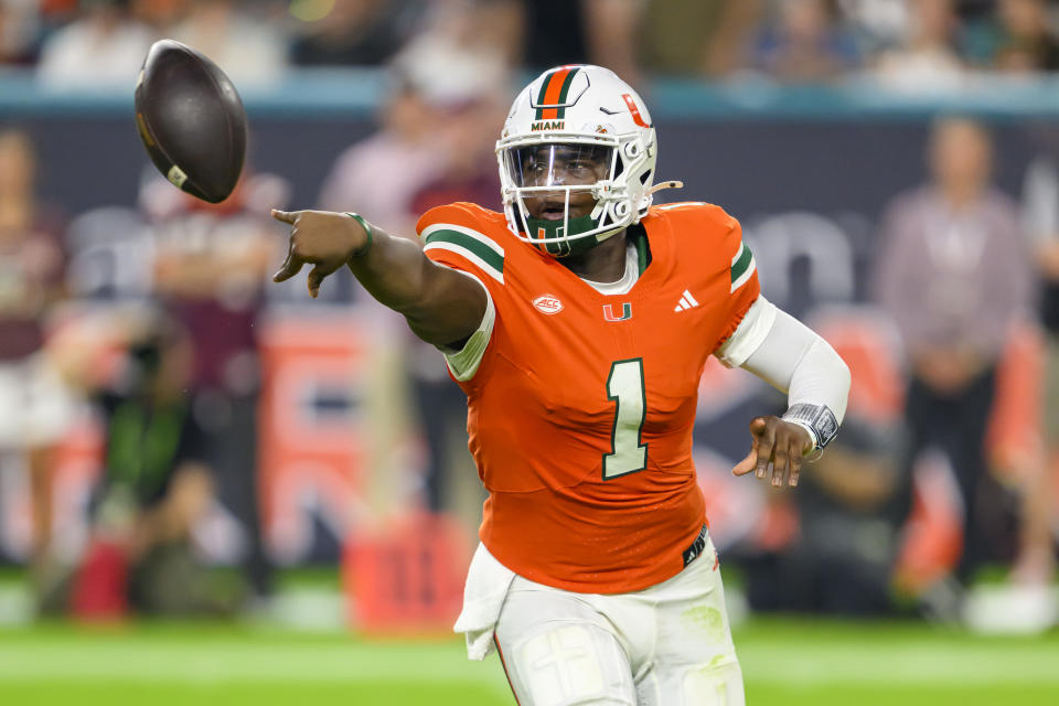 Hail Mary touchdown overturned as No. 7 Miami survives against Virginia Tech in thriller