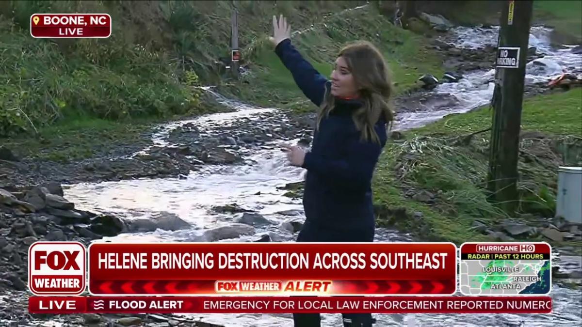 Helene’s life-threatening floods inundate Boone, North Carolina