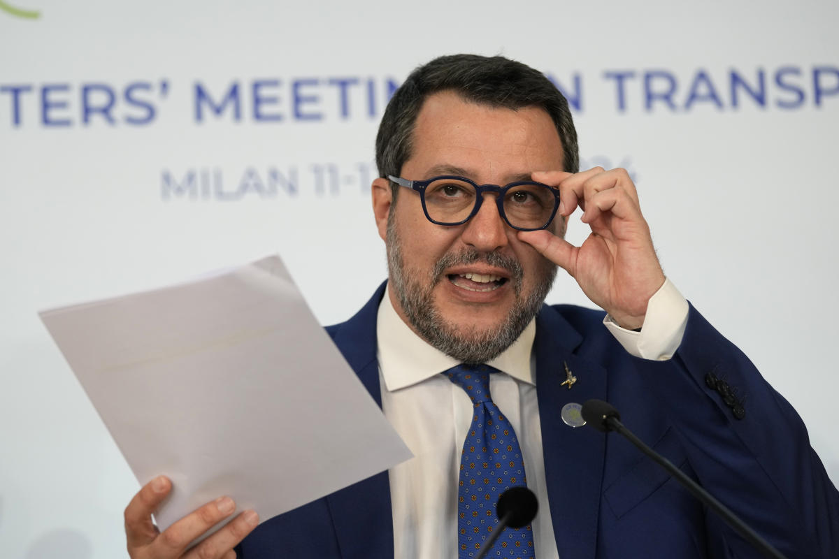 Italy’s deputy premier Matteo Salvini faces a potential 6-year prison sentence in migration trial