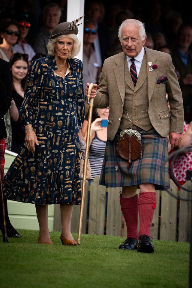 King and Queen share smiles at Highland Games before accession anniversary