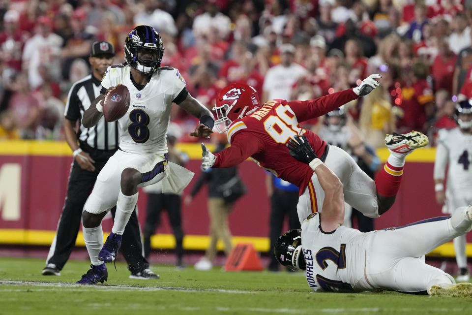 Kryptonite in Kansas City: Lamar Jackson can’t always be Superman