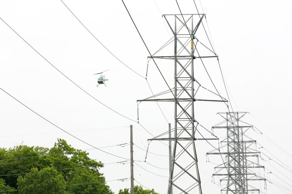 Low-flying helicopters to inspect electrical lines in Monroe County