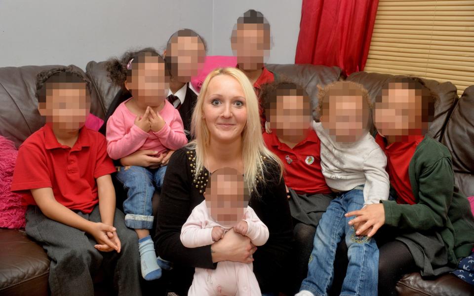 Mother of eight boasts of spending benefits on breast implants and horse