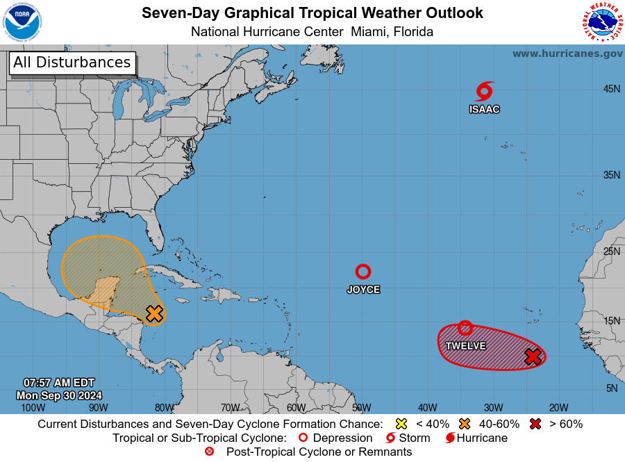 NHC tracks system near Gulf of Mexico with 40% chance of formation. Will it impact Texas?