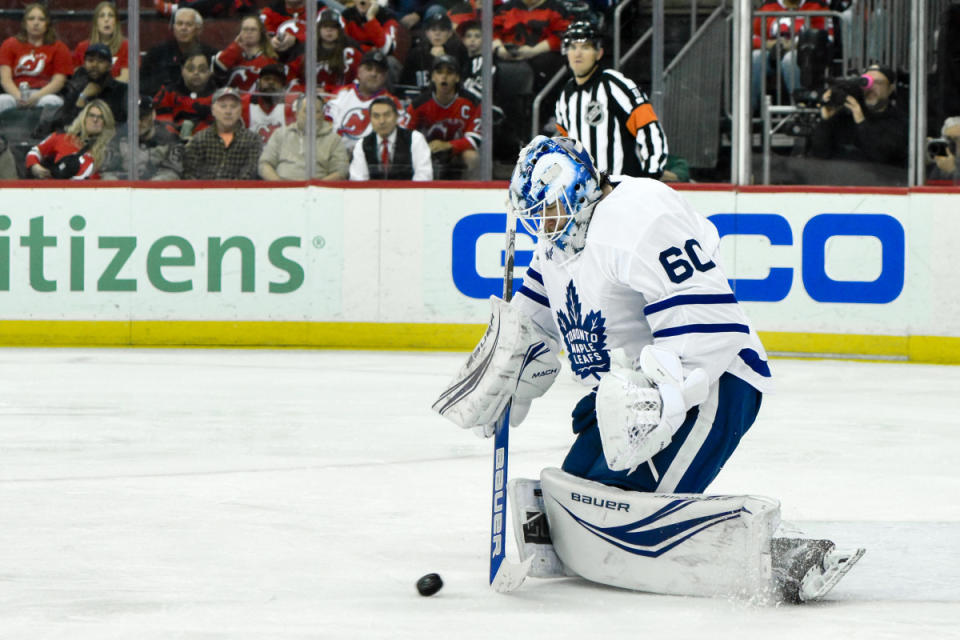 NHL Reveals Joseph Woll’s Curtis Joseph-Like Mask for 2024-25 Season with Maple Leafs