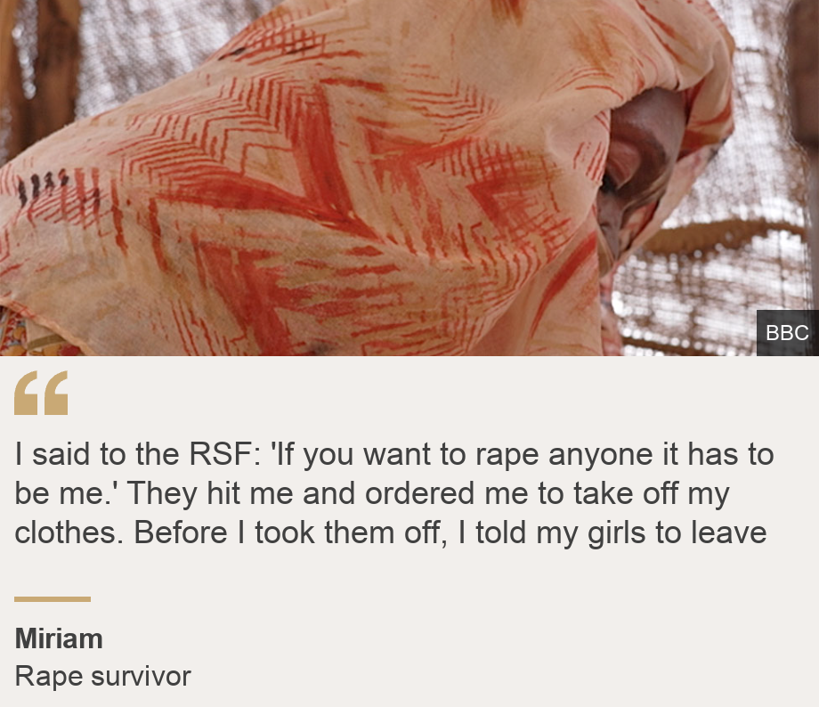 ‘Rape me, not my daughter’ – Testimony from frontline of Sudan’s 17-month civil war