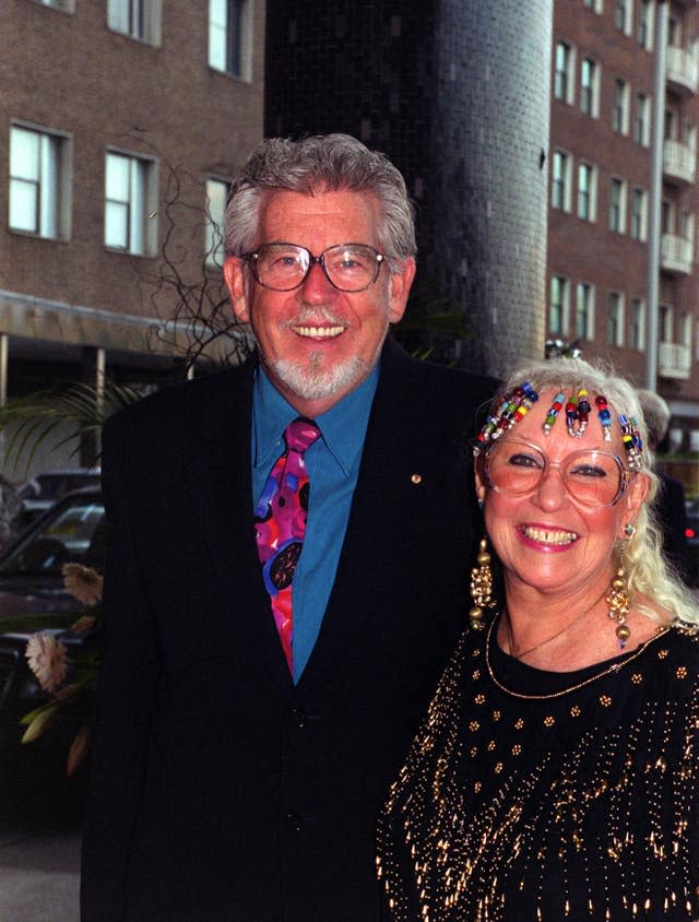 Rolf Harris’s widow Alwen Hughes dies aged 92