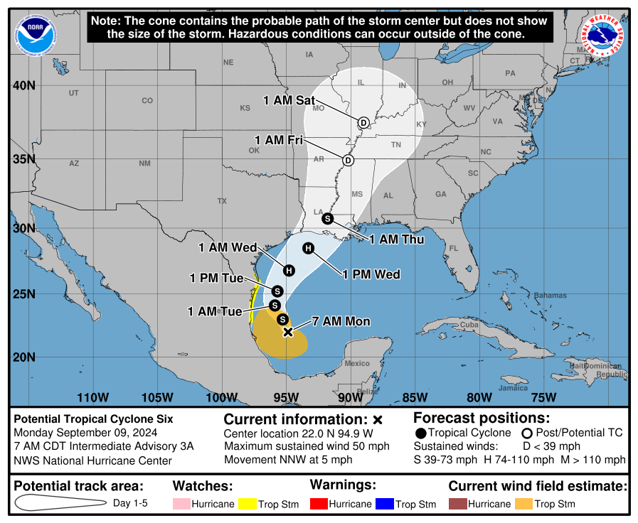 See latest spaghetti models on Potential Tropical Cyclone 6. Where to expect landfall