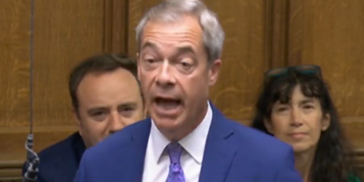 ‘Shame!’ Nigel Farage Shouted Down By MPs After Repeating Right-Wing Conspiracy Theory In The Commons