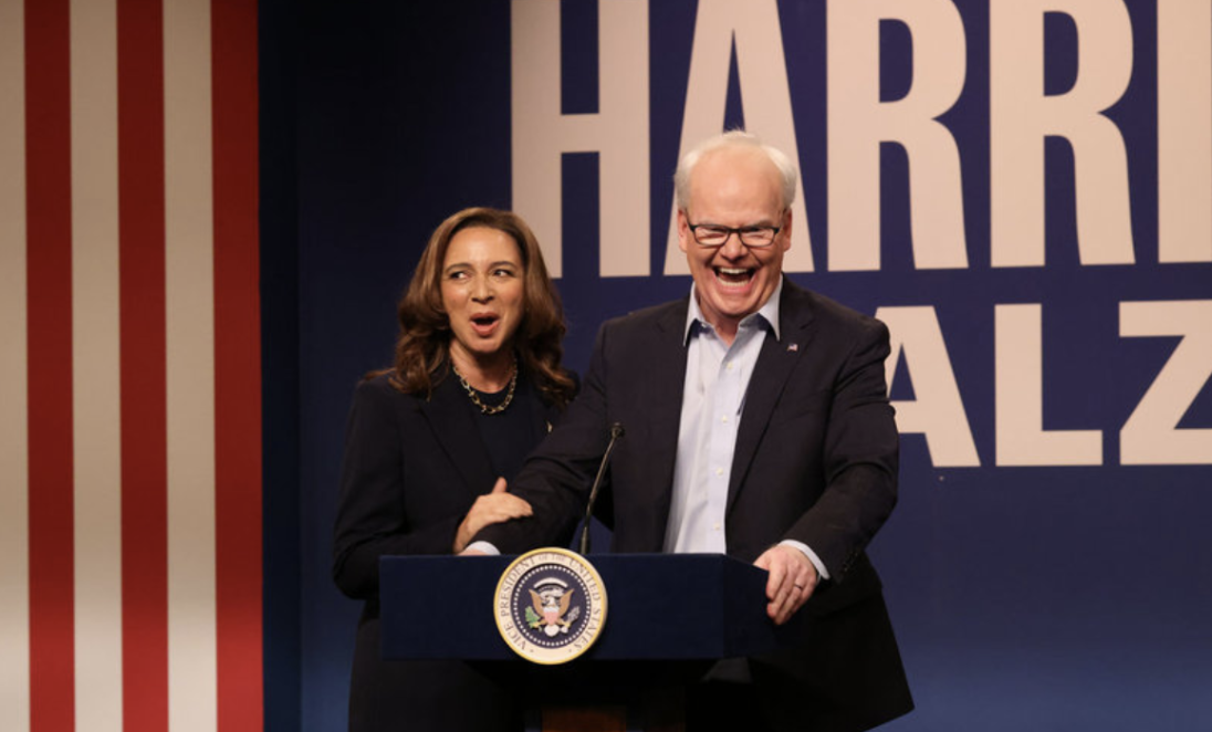 ‘SNL’ Season 50 premiere: Maya Rudolph returns as ‘fun aunt’ Kamala Harris with Jim Gaffigan as Tim Walz