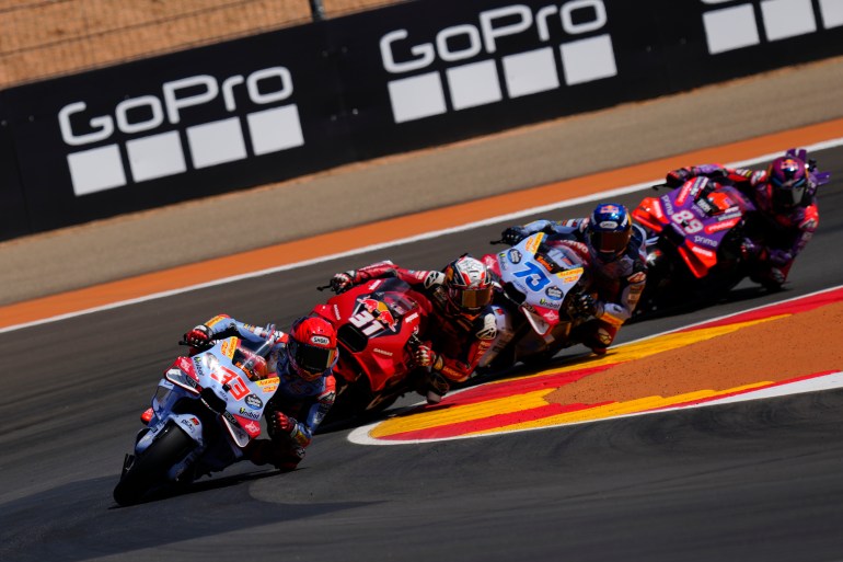 Spain’s Marc Marquez wins Aragon MotoGP to end three-year winless streak