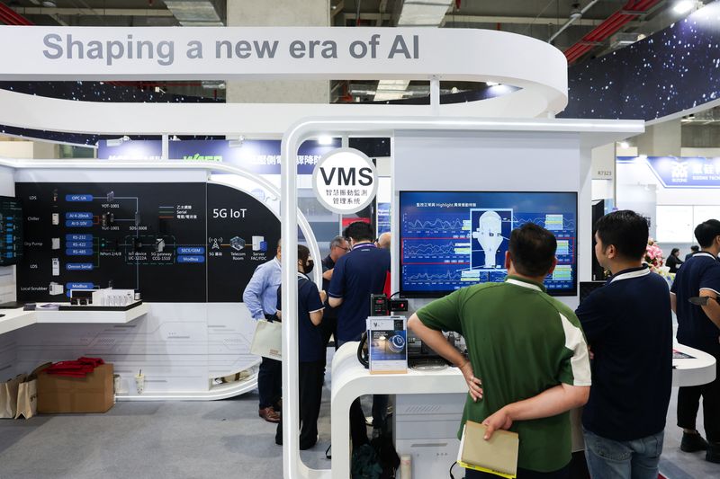 Stocks sink but TSMC, Samsung bullish on AI at major trade show