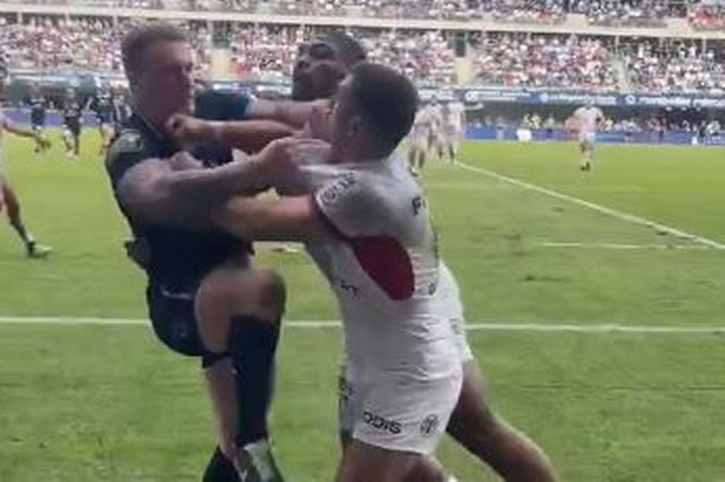 Stuart Hogg sparks ugly mass brawl hours after girlfriend’s big announcement