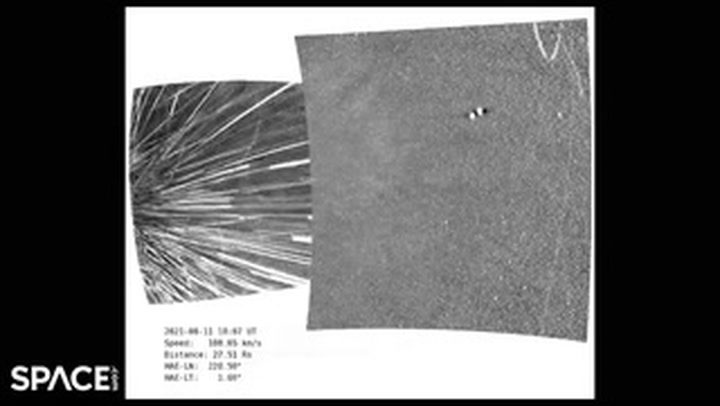 The Amazing NASA Probe Footage Flying Through The Sun’s Corona