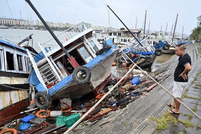 Thousands flee homes in Vietnam as Typhoon Yagi death toll climbs to 127