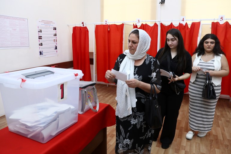 Voting under way in Azerbaijan snap parliamentary election