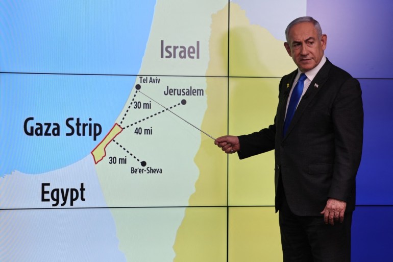 What was Netanyahu’s map and ‘plan for Gaza’ all about?