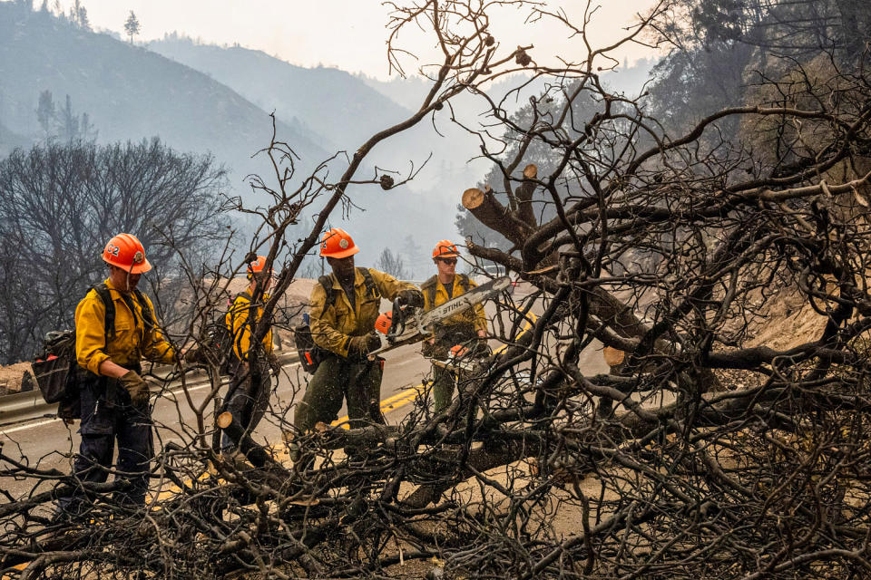 Wildfires hit California and Nevada, prompting evacuations and power outages