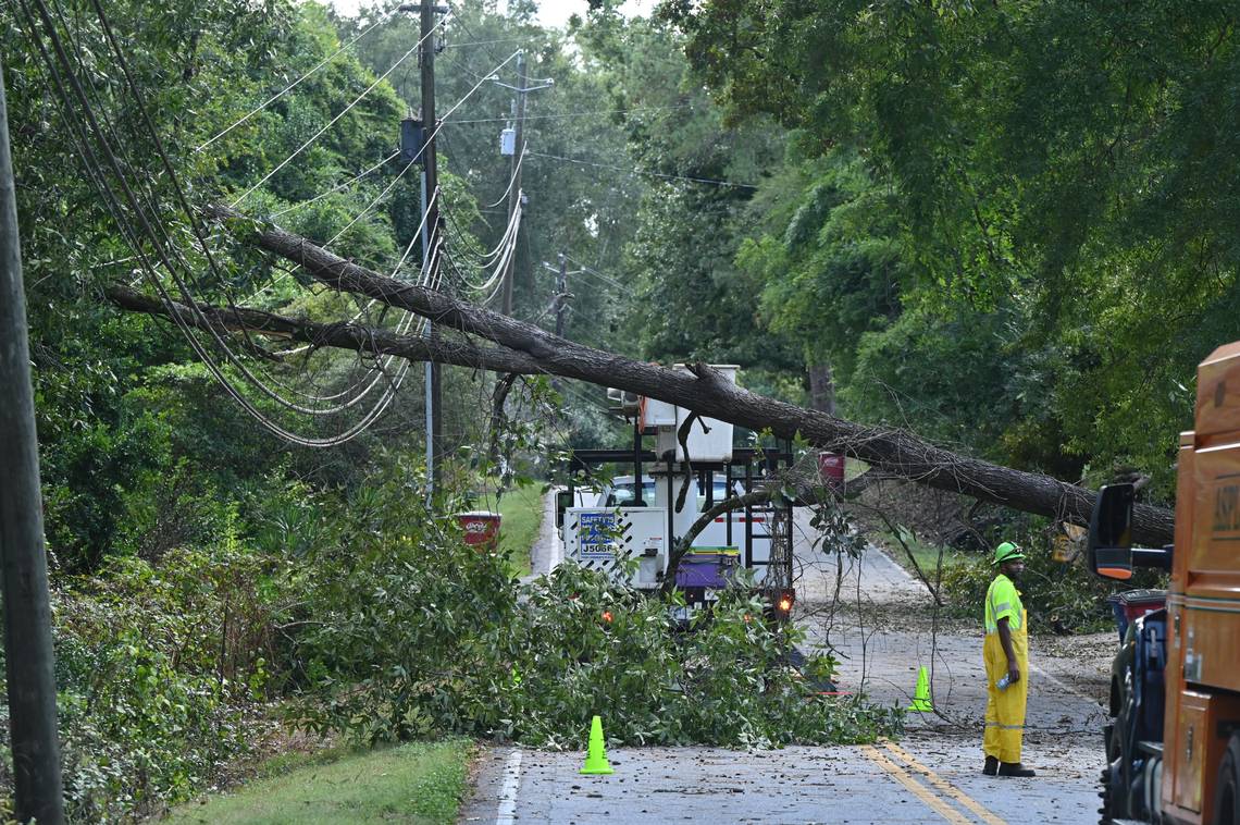 Workers face ‘treacherous conditions’ restoring power in Georgia after Hurricane Helene